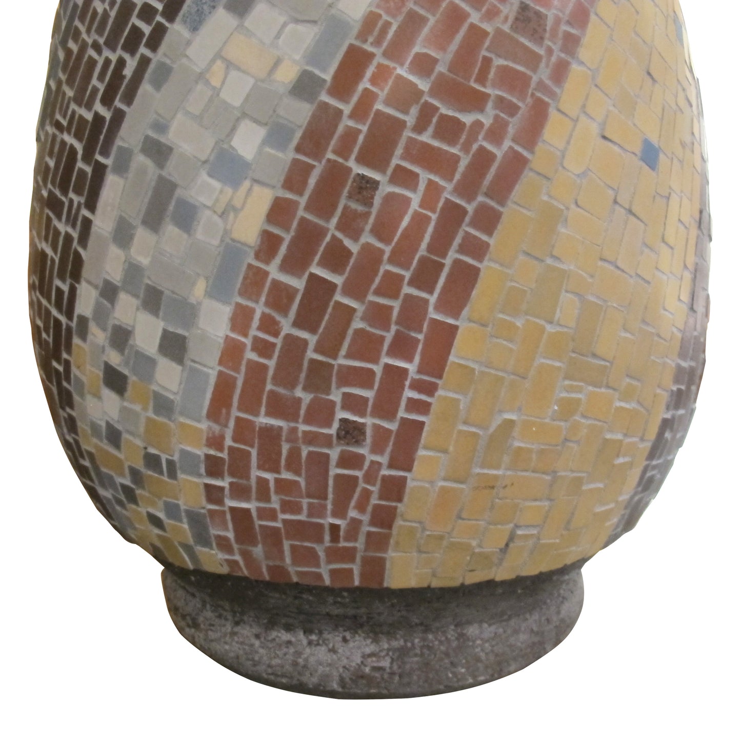 Large French Ceramic Mosaic Vase, Circa 1950s – Mid-Century Modern
