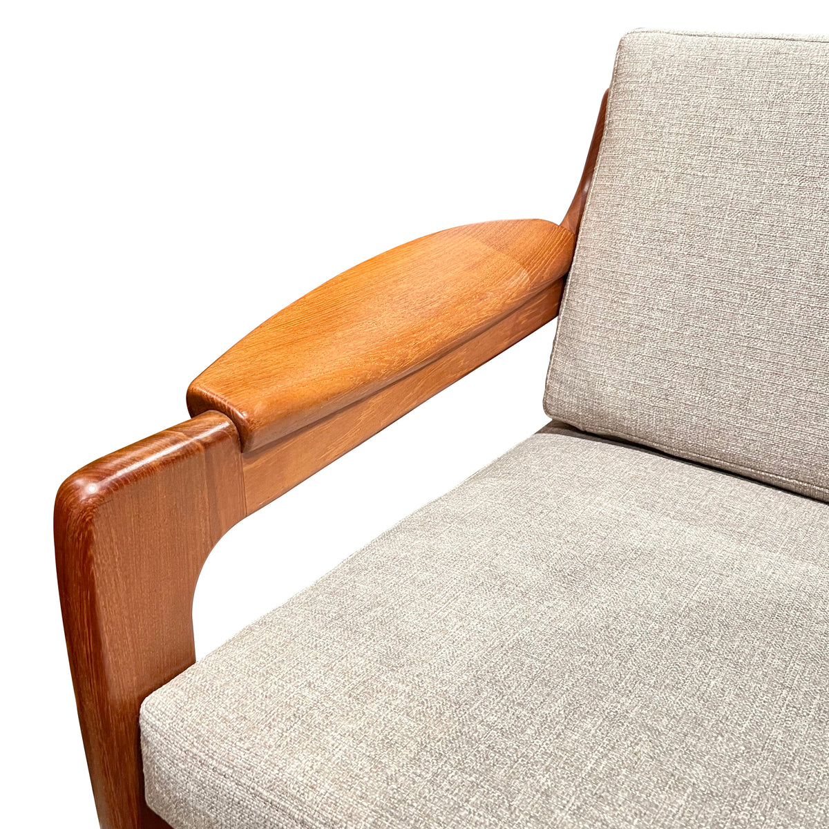 Pair of 1960s Scandinavian Mid-Century Modern Wooden Armchairs