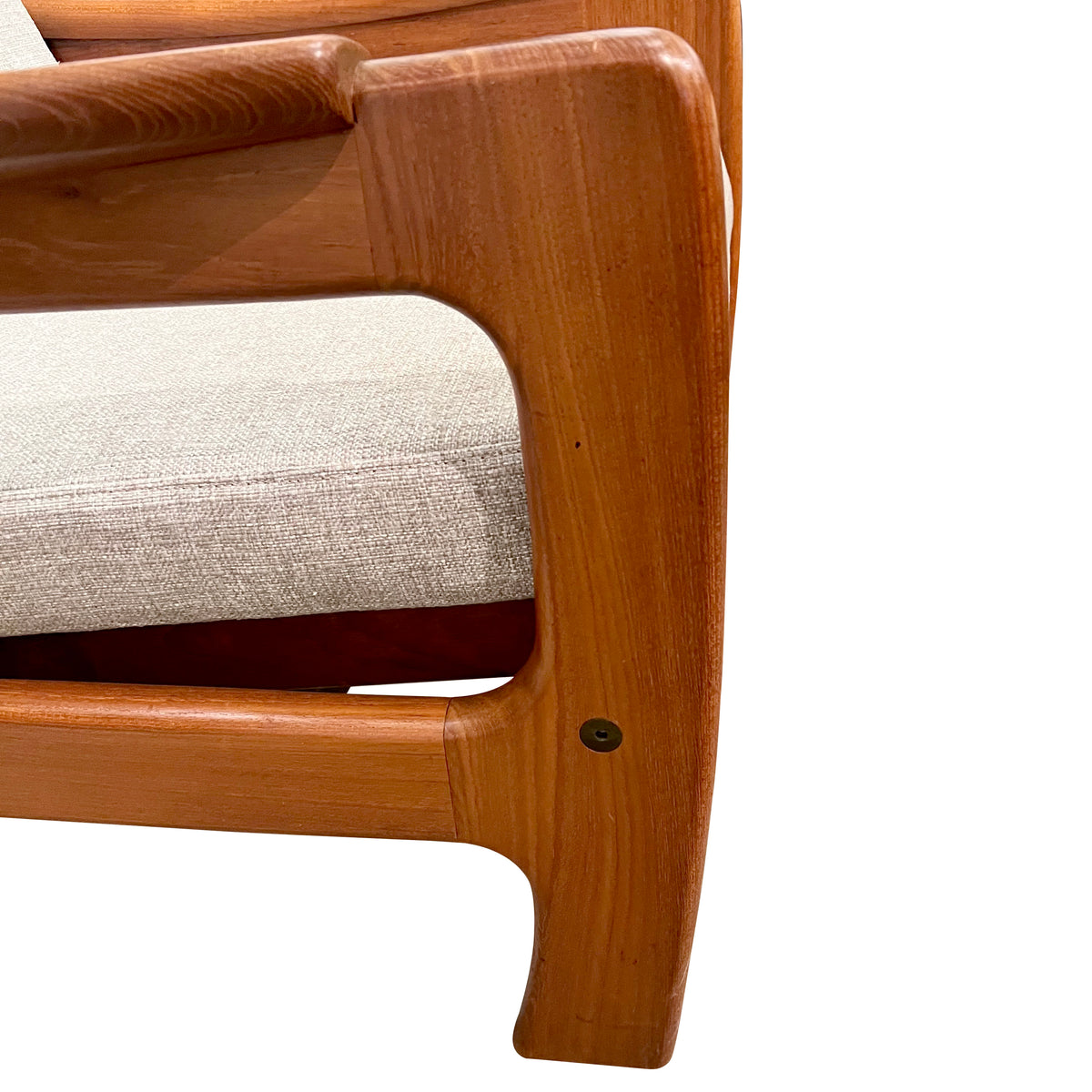 Pair of 1960s Scandinavian Mid-Century Modern Wooden Armchairs