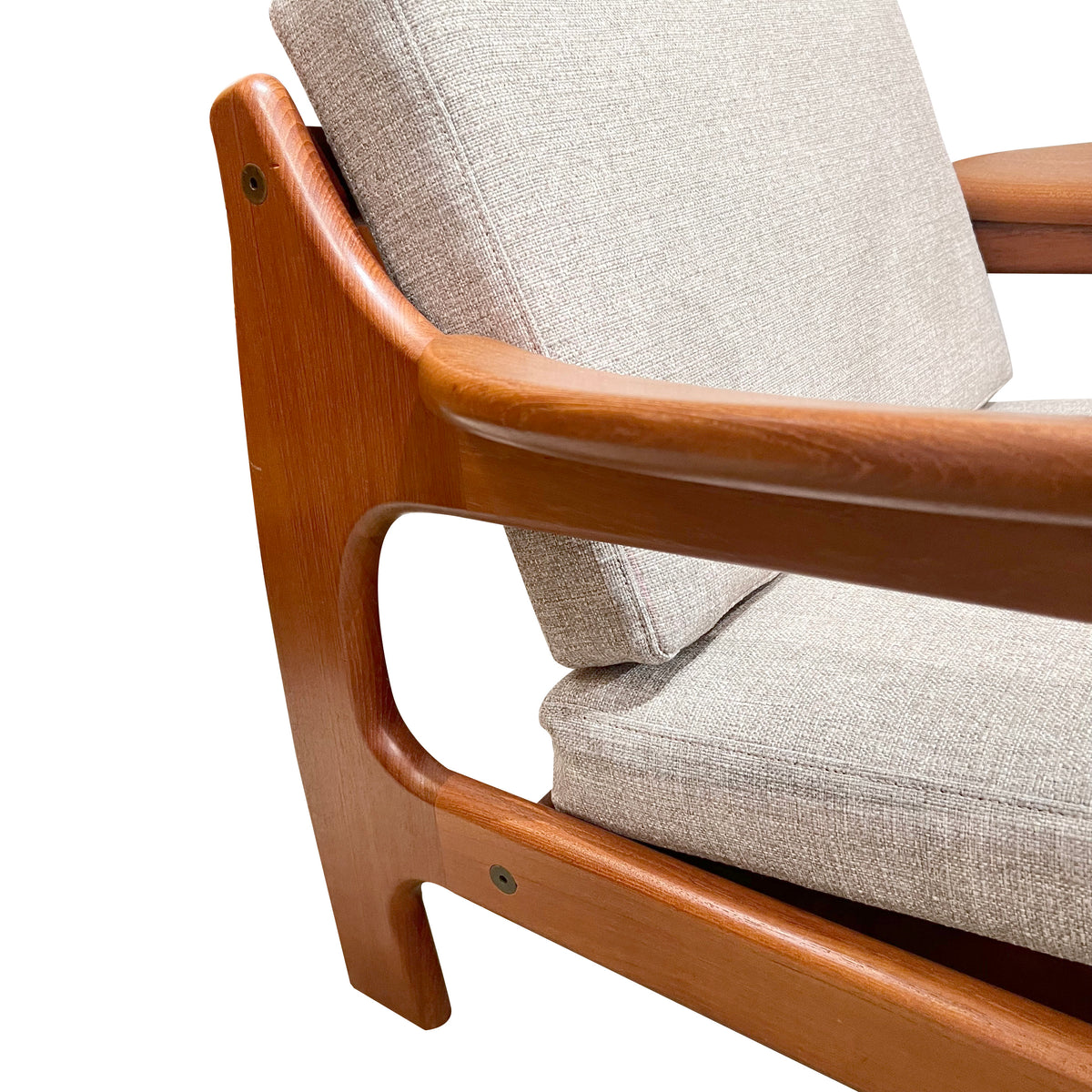 Pair of 1960s Scandinavian Mid-Century Modern Wooden Armchairs