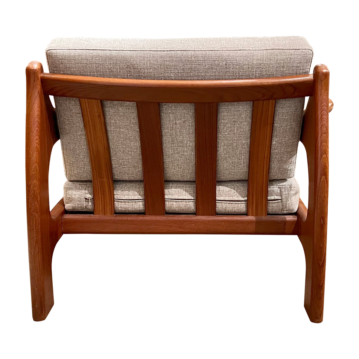 Pair of 1960s Scandinavian Mid-Century Modern Wooden Armchairs