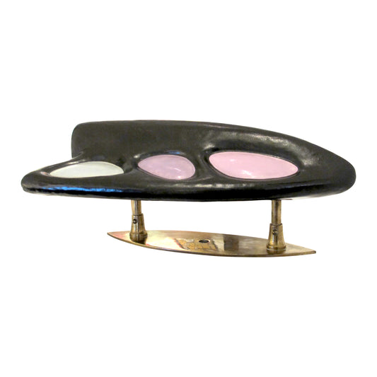 Mid-Century Italian Oversized Ceramic Door Handle, 1950s