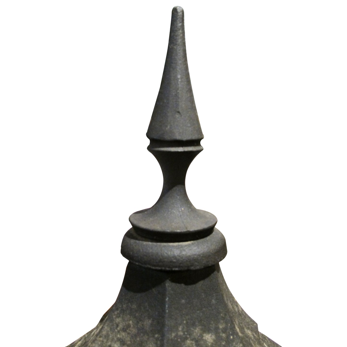A Pair of Aluminium Outdoor Pillar Lanterns, English, circa 1950s