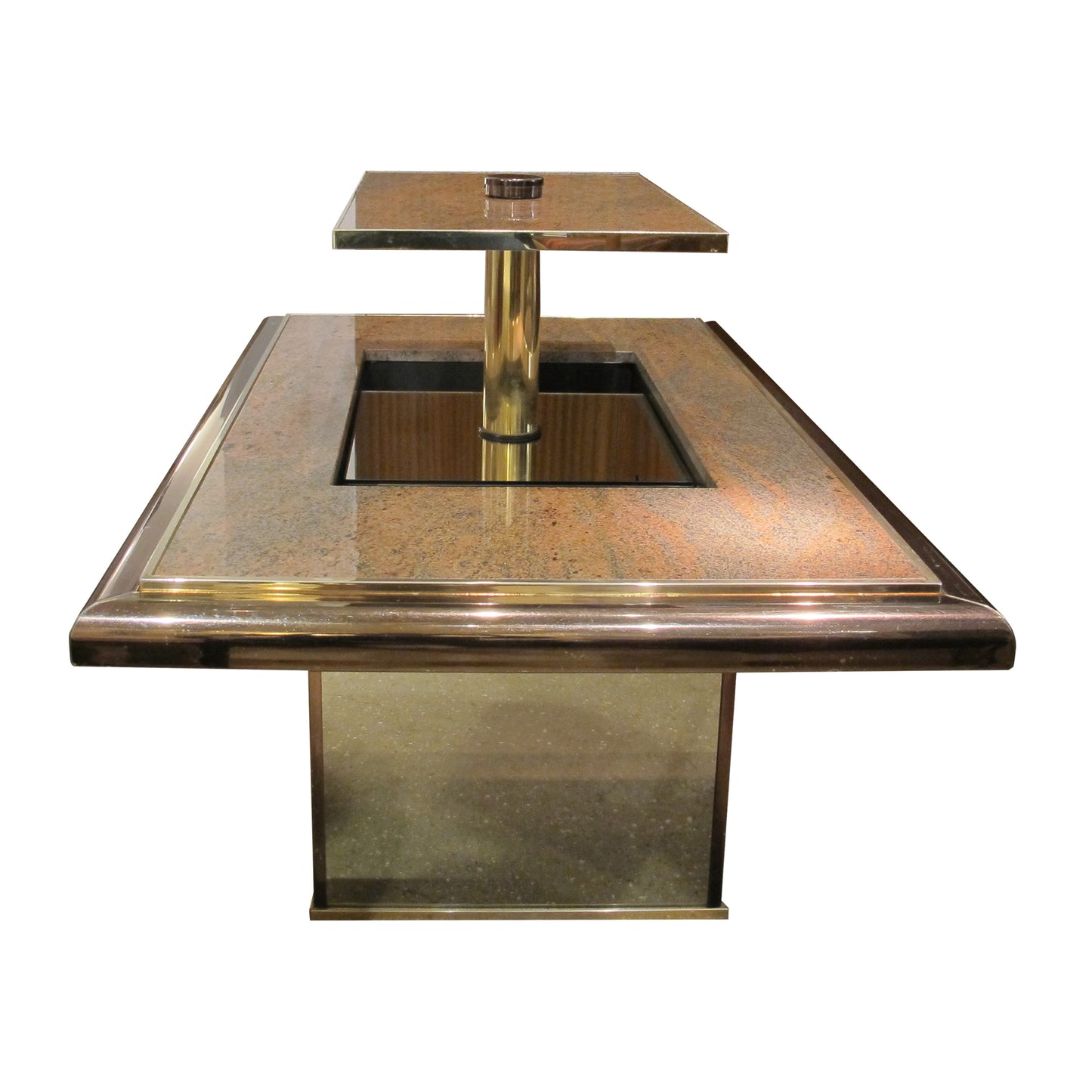 Granite Bar Coffee Table by Fedam, Belgium, 1980s