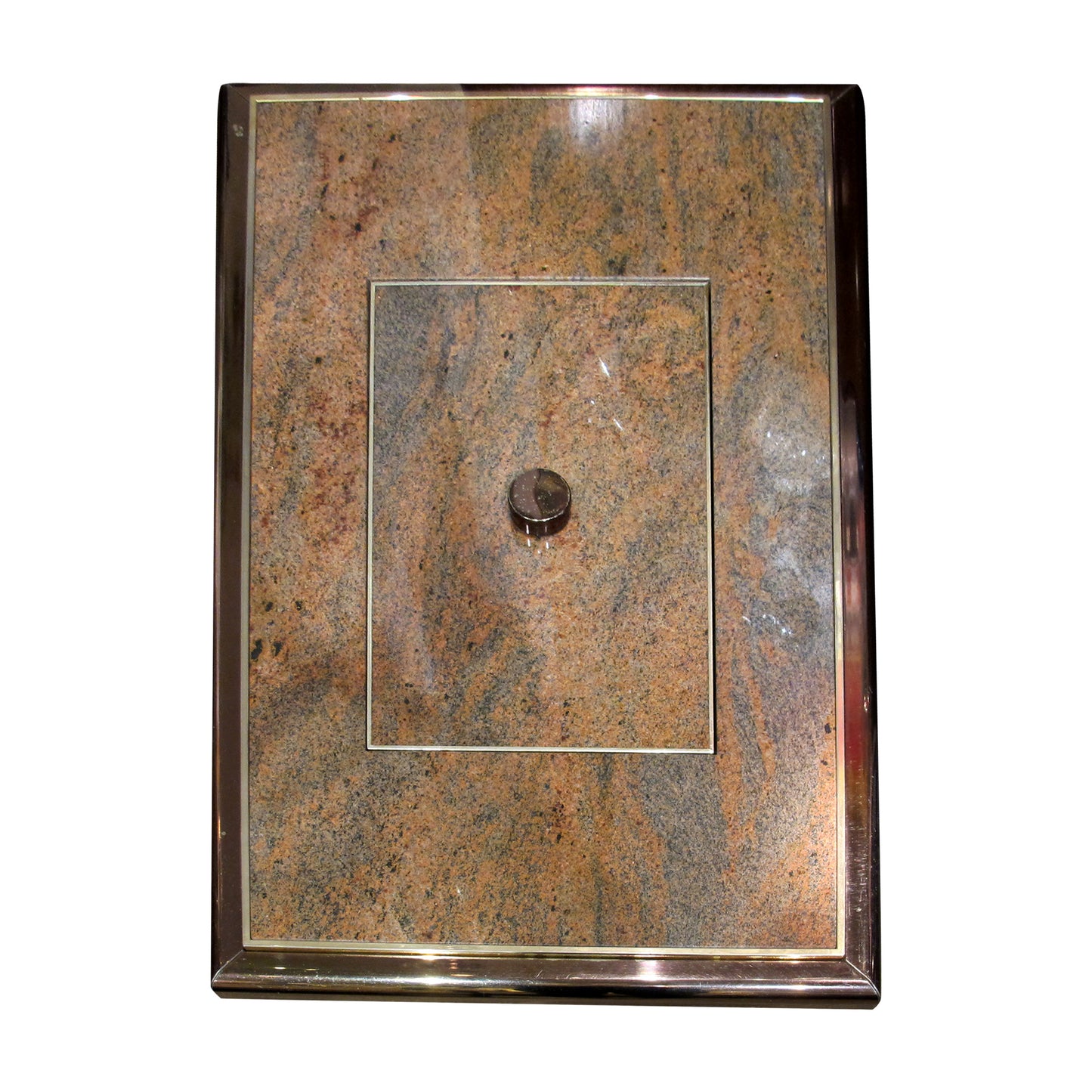 Granite Bar Coffee Table by Fedam, Belgium, 1980s