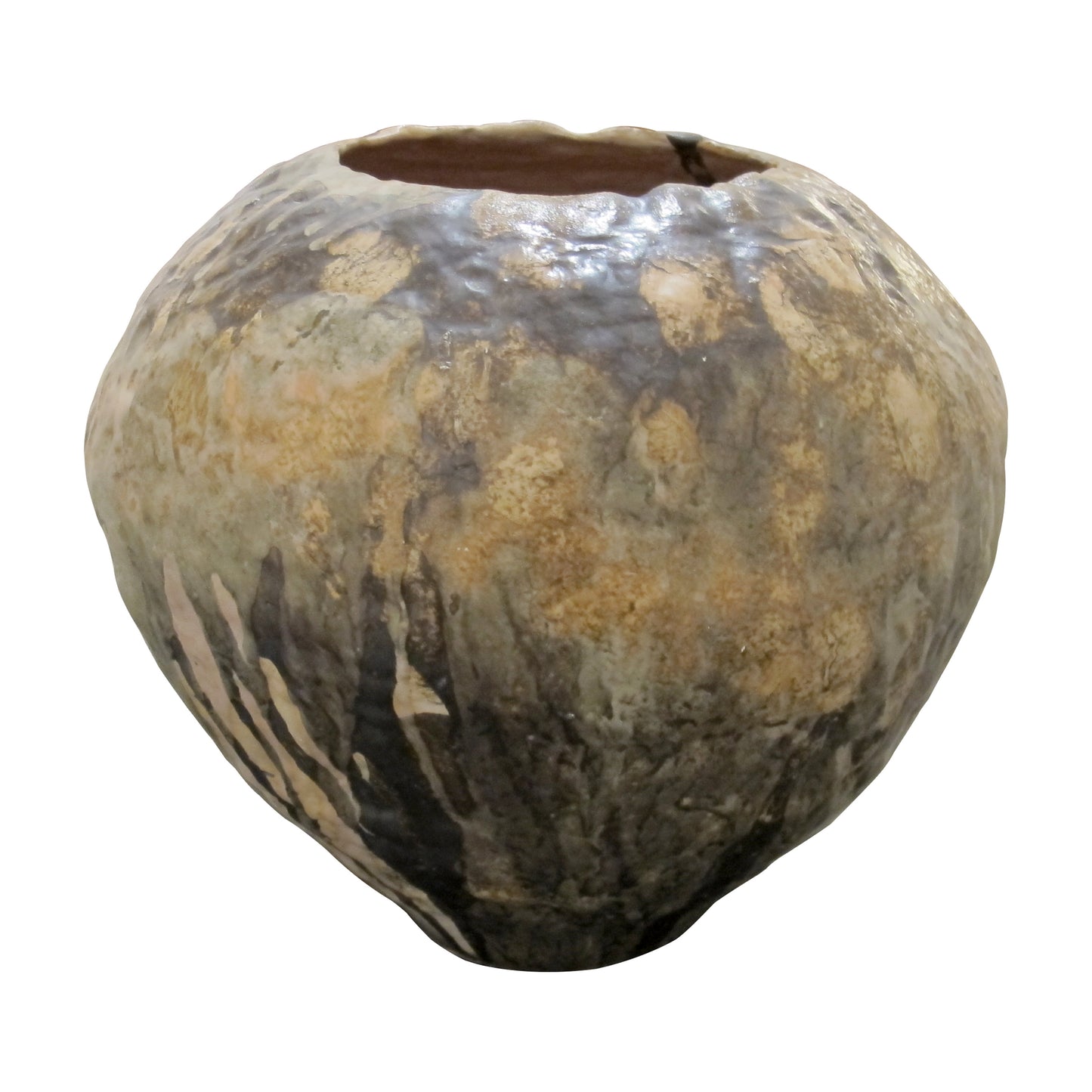 Organic Glazed Ceramic Vases, West Germany, 1970s