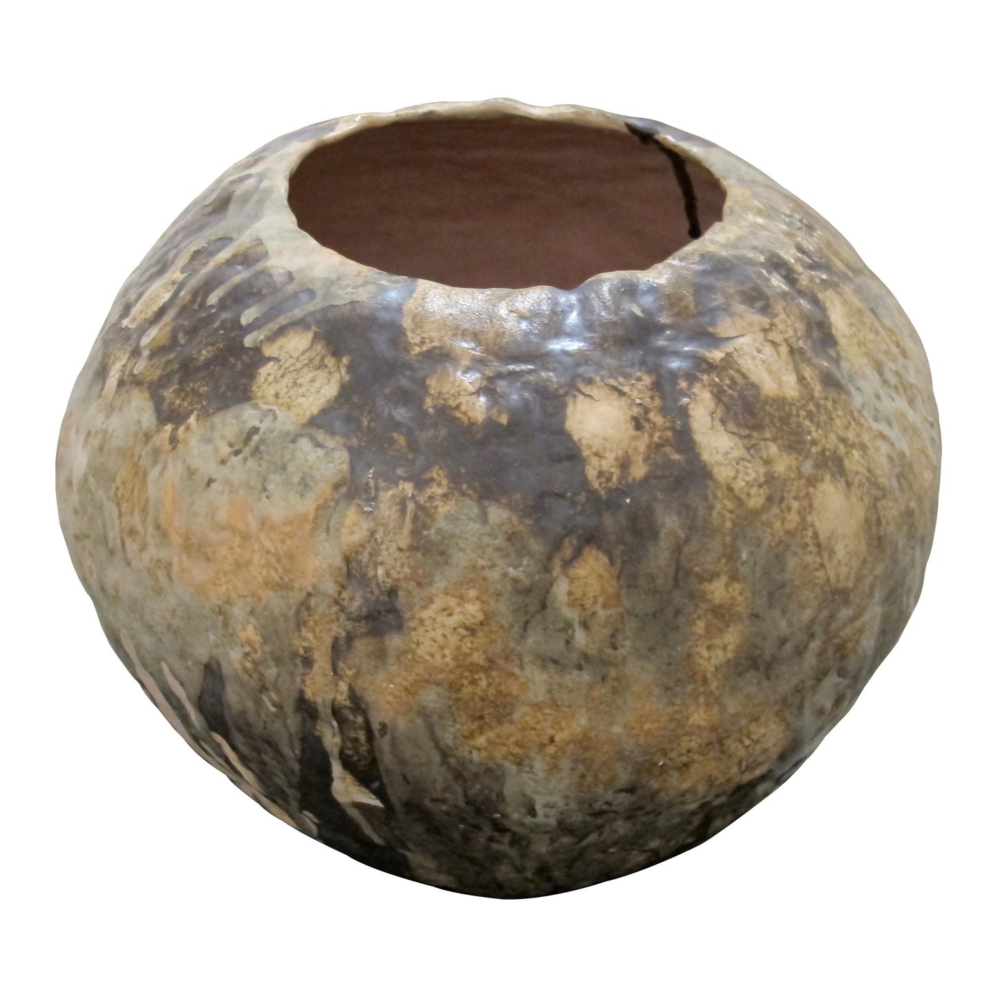 Organic Glazed Ceramic Vases, West Germany, 1970s