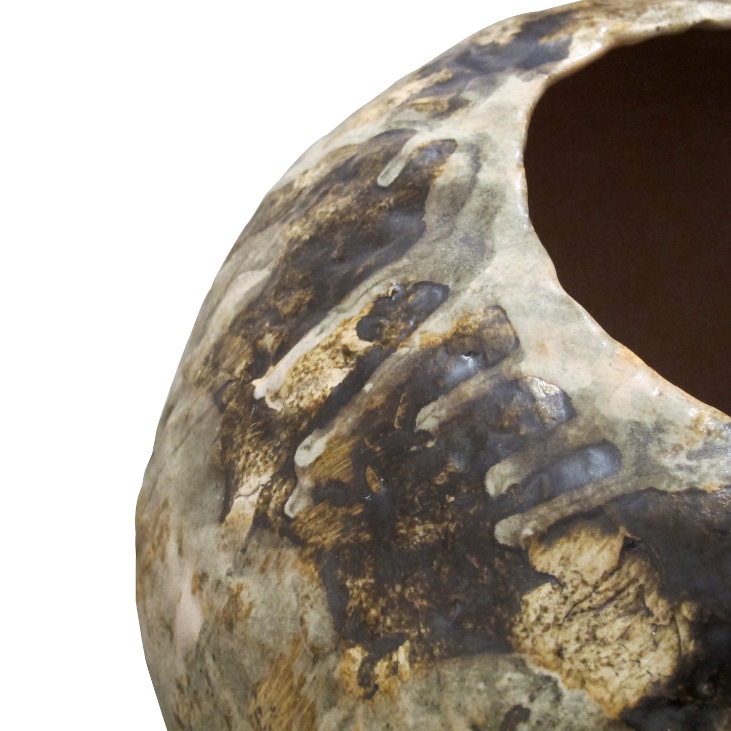 Organic Glazed Ceramic Vases, West Germany, 1970s