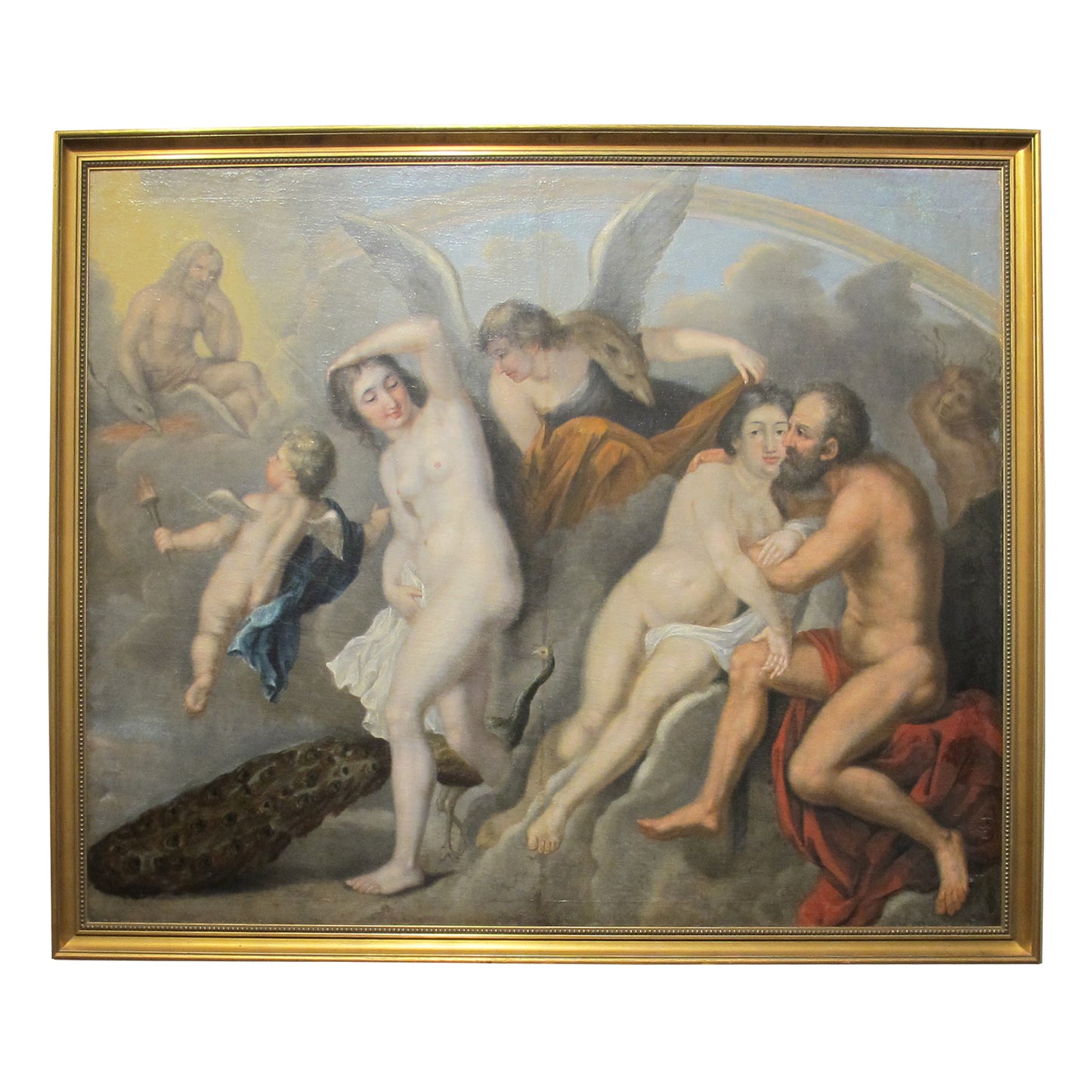 Mythological Scene with Venus and Cupid – Circle of Georg Engelhard Schröder (18th Century)