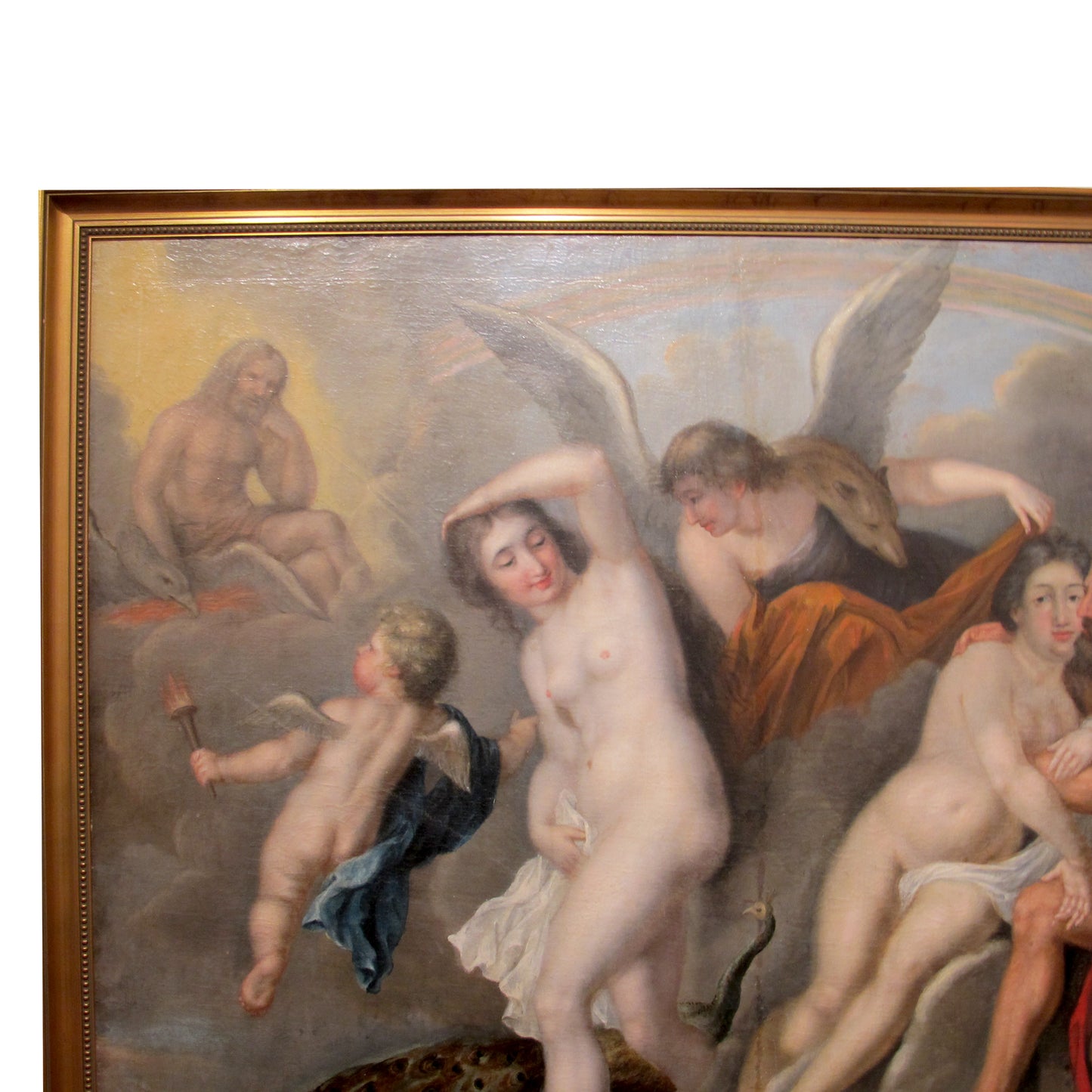 Mythological Scene with Venus and Cupid – Circle of Georg Engelhard Schröder (18th Century)