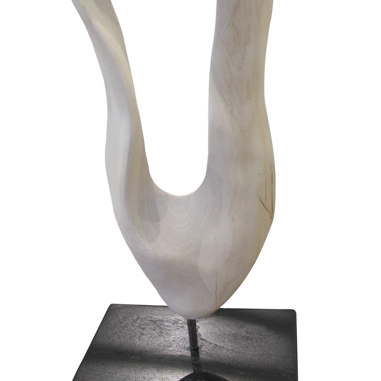 Mid-century Large Abstract White Driftwood Sculpture