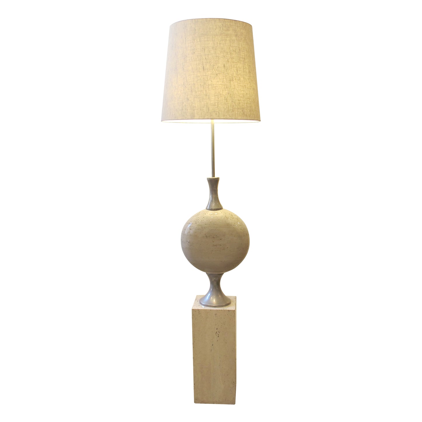 Tall Floor Lamp by Philippe Barbier for Maison Barbier, France, circa 1970s