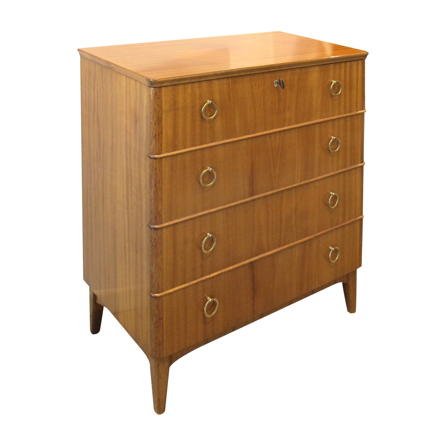 Mid-Century Tall Chest of Drawers, Swedish
