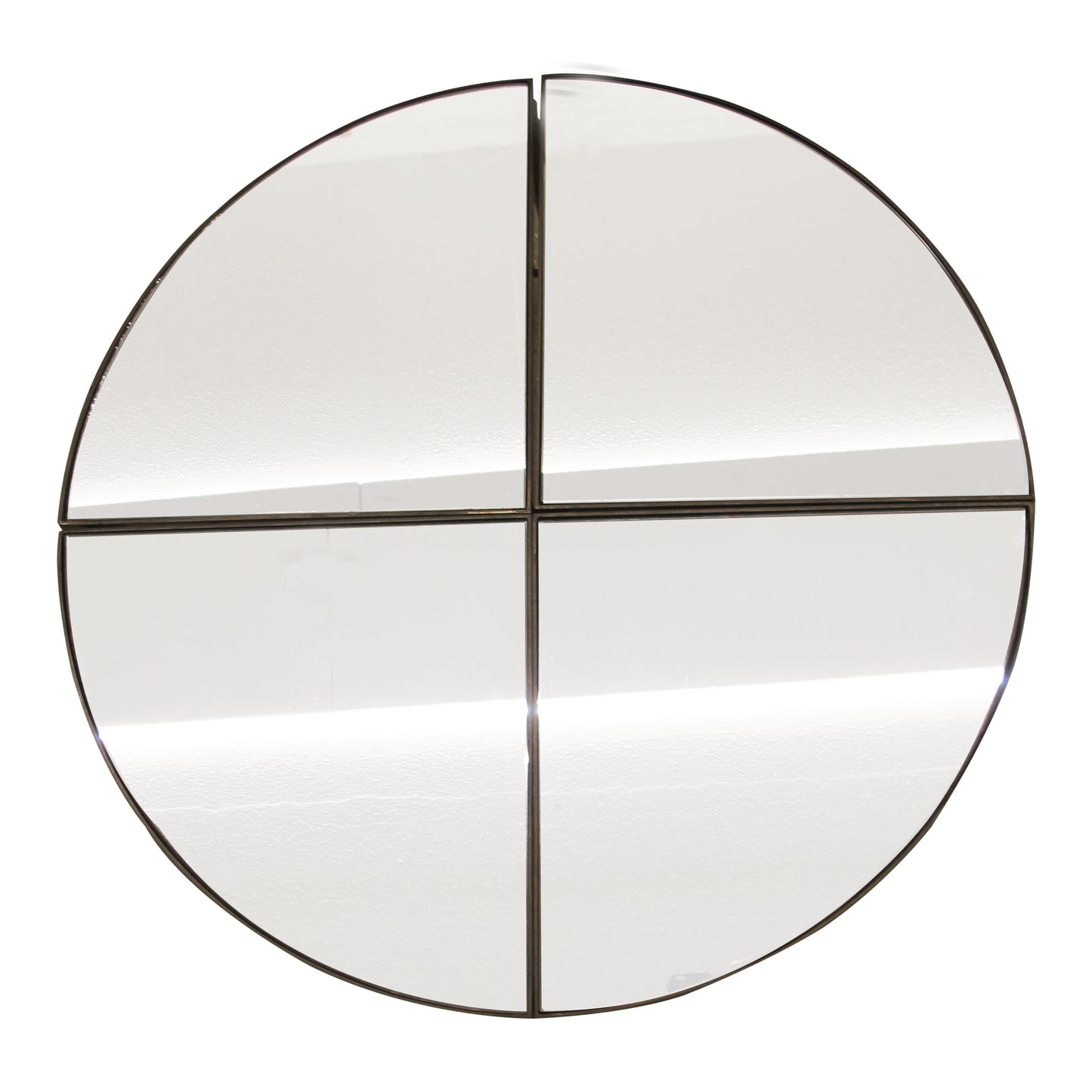 Mid-Century Maison Lancel Style Four-Piece Mirrored Tables