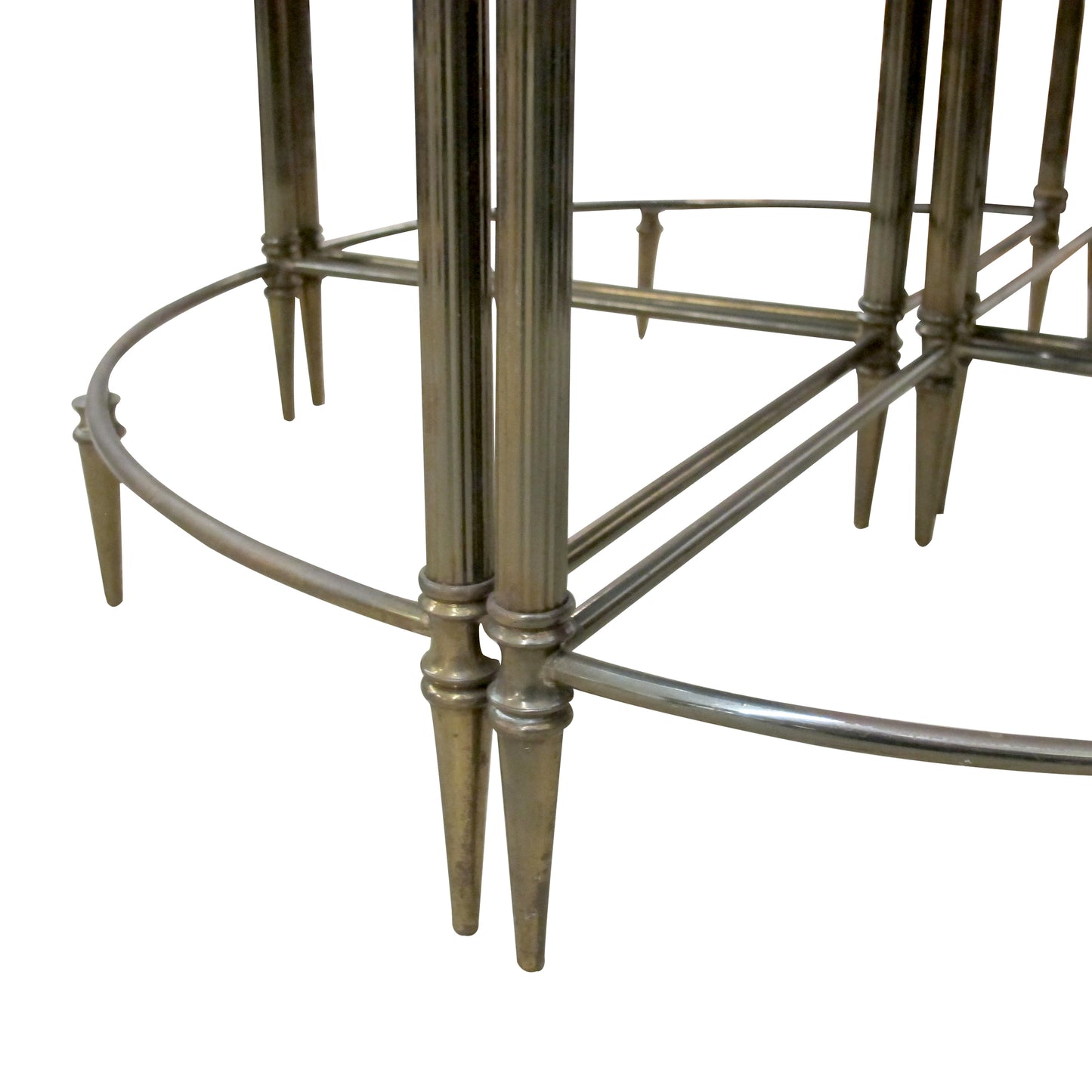 Mid-Century Maison Lancel Style Four-Piece Mirrored Tables