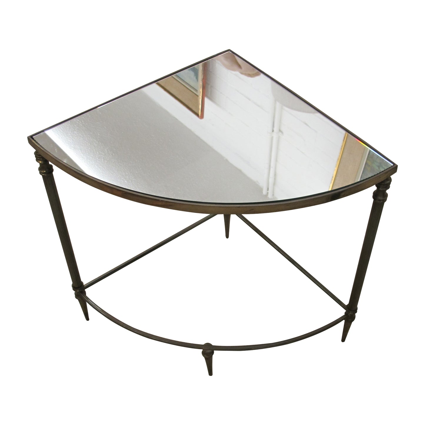 Mid-Century Maison Lancel Style Four-Piece Mirrored Tables