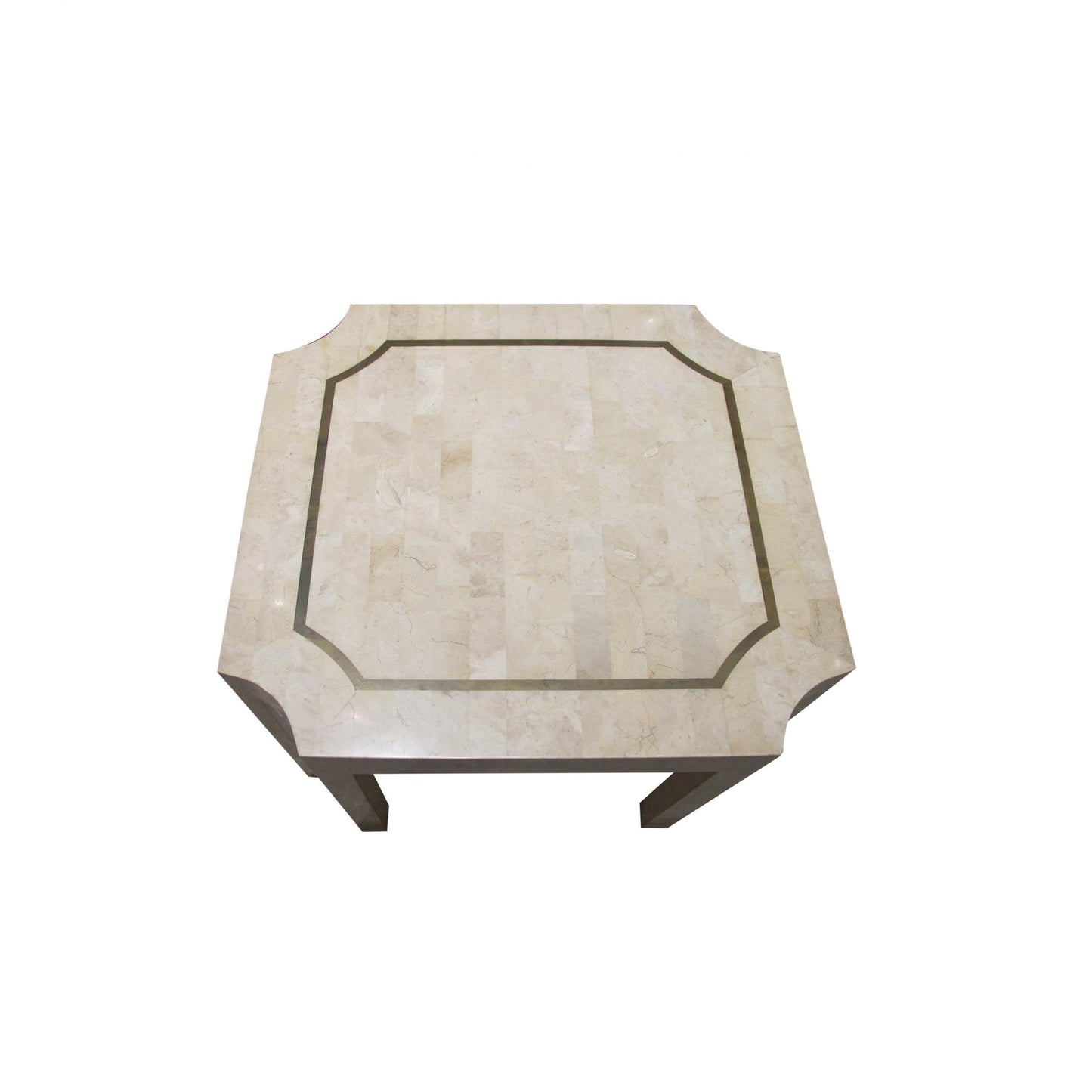 Pair of Tessellated stone side tables