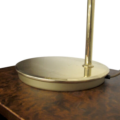 1970s Pair of Large Brass Bracket Table Lamps, Swedish, 1970s - Image 10